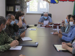 В Туапсинском районе проходит командно-штабная тренировка по отработке действий при возникновении ЧС в осенне-зимний период