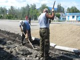 Два километра новых тротуаров в Шаумяне