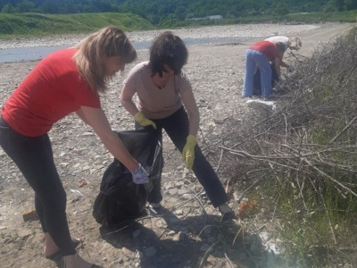 В Туапсинском районе проходит экоакция «Вода России»