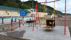 В Туапсе открыли спортивно-игровую площадку для людей с ограниченными физическими возможностями