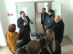 В Туапсе общественники проверили меры пожарной безопасности в городском торгово-развлекательном центре