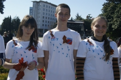 В ходе кампании «Георгиевская лента» жители Туапсинского района пожертвовали более 162 тысяч рублей