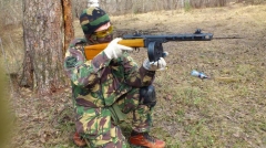 В поселке Новомихайловском соревнуются страйкболисты