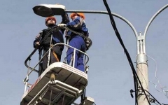 В селе Тенгинке провели новые линии уличного освещения