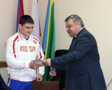 Глава района поздравил чемпиона