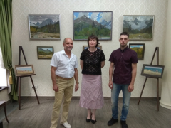 В Краснодаре прошла выставка работ туапсинских художников Александра и Максима Прусовых