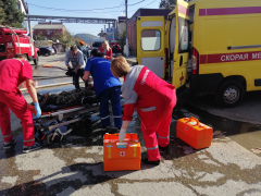 Для подразделений ГО Туапсинского района в Октябрьском и Шаумянском поселениях проходят тренировки в рамках заключительного этапа штабных учений