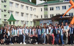 В Туапсинском районе сделал остановку краевой агитцентр «Маршрут безопасности»