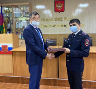 Участковых уполномоченных полиции Туапсинского района поздравили от имени главы муниципалитета с 97-й годовщиной образования службы