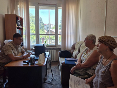 В Туапсе приём для семей участников СВО провёл помощник военного прокурора