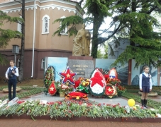 В Туапсинском районе у мемориалов погибшим воинам на Пост № 1 заступили школьники