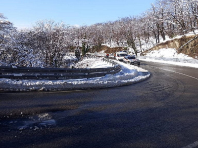 В Туапсинском районе все перевалы и автомагистрали открыты для автотранспорта