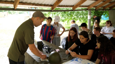 В хуторе Терзияне Туапсинского округа прошел военно-патриотический слёт «В диких условиях»