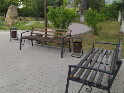 В селе Дедеркое завершили благоустройство территории возле ДК на средства от курортного сбора