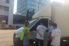 В Туапсинском районе «Молодежный патруль» вместе с госавтоинспекторами проводит акции по безопасности дорожного движения