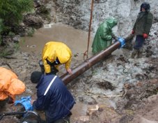 В Шаумянском поселении продолжают ремонтировать систему водоснабжения