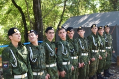 В Туапсинском районе прошел отборочный этап краевого военно-патриотического слета допризывников «К защите Родины готов»