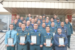 Пожарных Туапсинского района наградили за мужество и профессионализм