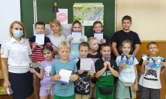 В летних пришкольных лагерях Туапсинского района прошел «Марафон детской дорожной безопасности»