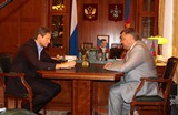 Александр Ткачев обсудил с Владимиром Лыбаневым сегодня и завтра Туапсинского района