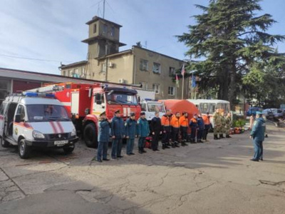 В Туапсинском районе проходят региональные командно-штабные учения по ликвидации ЧС, вызванных зимней непогодой
