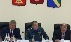 В Туапсинском районе прошло  выездное заседание рабочей группы комиссии по предупреждению и ликвидации чрезвычайных ситуаций и обеспечению пожарной безопасности в ЮФО.