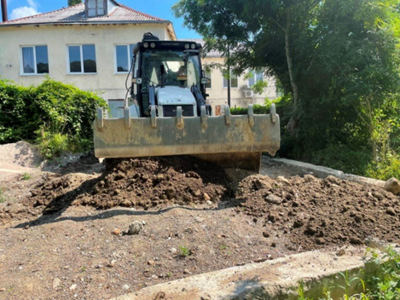 В селе Кирпичном строят воркаут-площадку