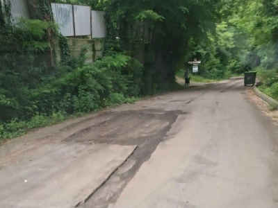 На улице Весенней в Туапсе делают ремонт дороги