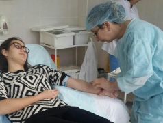 Туапсинские волонтеры провели донорскую акцию «Капля крови – ради жизни»