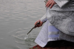 На пляжах и у рек в Туапсинском районе проходят молебны водосвятия