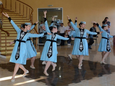 Хореографический ансамбль из Туапсе выступает на чемпионате России по народным танцам в Москве