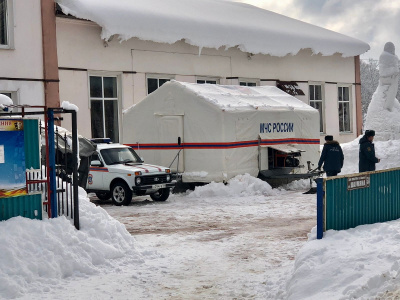 Около Шаумянского перевала в Туапсинском районе развернут пункт обогрева
