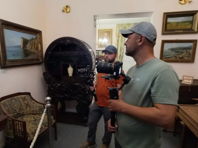 Съёмочная группа телеканала «Россия-Культура» побывала в доме музее А.А. Киселева в Туапсе