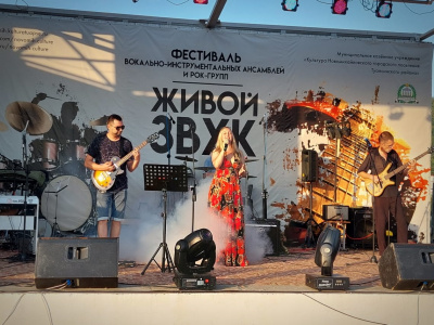 В поселке Новомихайловском прошел фестиваль вокально-инструментальных ансамблей и рок-групп «Живой звук»