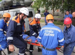 В Туапсинском районе проходят учения по отработке действий при ЧС, вызванных непогодой