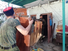 Более 100 казаков Кубанского казачьего войска участвуют в ликвидации последствий ЧС
