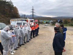 В Туапсинском районе прошли командно-штабные учения для ветеринарных врачей