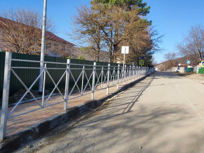 В селе Тенгинке Туапсинского района появился новый тротуар